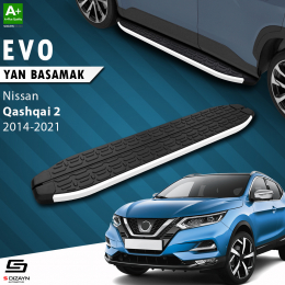 S-Dizayn Nissan Qashqai 2 Evo Aluminyum Yan Basamak 173 Cm 2014-2021