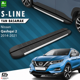 S-Dizayn Nissan Qashqai 2 S-Line Aluminyum Yan Basamak 173 Cm 2014-2021