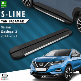 S-Dizayn Nissan Qashqai 2 S-Line Krom Yan Basamak 173 Cm 2014-2021