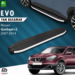 S-Dizayn Nissan Qashqai +2 Evo Aluminyum Yan Basamak 183 Cm 2007-2014