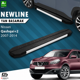 S-Dizayn Nissan Qashqai +2 NewLine Aluminyum Yan Basamak 183 Cm 2007-2014