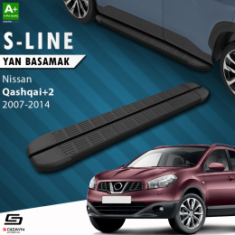 S-Dizayn Nissan Qashqai +2 S-Line Siyah Yan Basamak 183 Cm 2007-2014