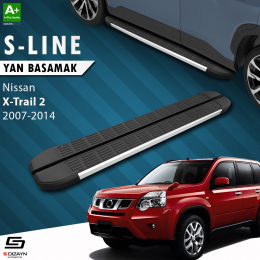 S-Dizayn Nissan X-Trail T31 S-Line Aluminyum Yan Basamak 173 Cm 2007-2014