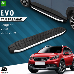 S-Dizayn Peugeot 2008 Evo Aluminyum Yan Basamak 173 Cm 2013-2019