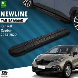 S-Dizayn Renault Captur NewLine Siyah Yan Basamak 173 Cm 2013-2020