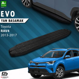 S-Dizayn Toyota Rav 4 4 Evo Siyah Yan Basamak 173 Cm 2013-2017