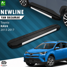 S-Dizayn Toyota Rav 4 4 NewLine Aluminyum Yan Basamak 173 Cm 2013-2017