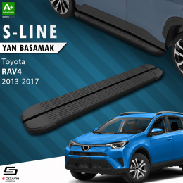 S-Dizayn Toyota Rav 4 4 S-Line Siyah Yan Basamak 173 Cm 2013-2017