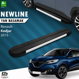 S-Dizayn Renault Kadjar NewLine Aluminyum Yan Basamak 173 Cm 2015 Üzeri