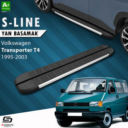 S-Dizayn VW Transporter T4 Kısa Şase S-Line Aluminyum Yan Basamak 213 Cm 1995-2003