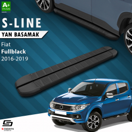S-Dizayn Fiat Fullback S-Line Siyah Yan Basamak 193 Cm 2016-2019