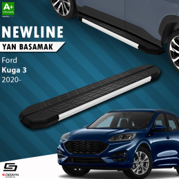 S-Dizayn Ford Kuga 3 NewLine Aluminyum Yan Basamak 183 Cm 2020 Üzeri
