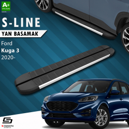 S-Dizayn Ford Kuga 3 S-Line Aluminyum Yan Basamak 183 Cm 2020 Üzeri