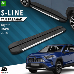 S-Dizayn Toyota RAV 4 5 S-Line Aluminyum Yan Basamak 173 Cm 2018 Üzeri