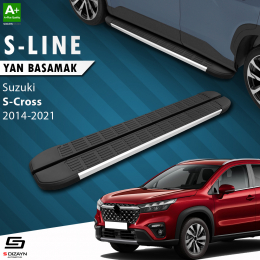 S-Dizayn Suzuki SX4 2 S-Cross S-Line Aluminyum Yan Basamak 173 Cm 2014-2021