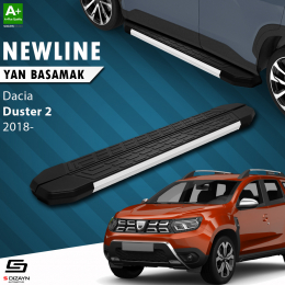 S-Dizayn Dacia Duster 2 NewLine Aluminyum Yan Basamak 179 Cm 2018 Üzeri