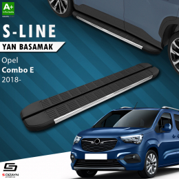 S-Dizayn Opel Combo E Uzun Şase S-Line Krom Yan Basamak 213 Cm 2018 Üzeri