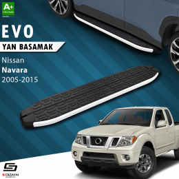 S-Dizayn Nissan Navara 2 Evo Aluminyum Yan Basamak 203 Cm 2005-2015