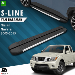 S-Dizayn Nissan Navara 2 S-Line Aluminyum Yan Basamak 203 Cm 2005-2015