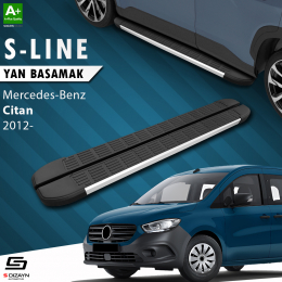 S-Dizayn Mercedes Citan Uzun Şase S-Line Aluminyum Yan Basamak 223 Cm 2012 Üzeri