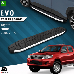 S-Dizayn Toyota Hilux 7 Evo Aluminyum Yan Basamak 203 Cm 2006-2015