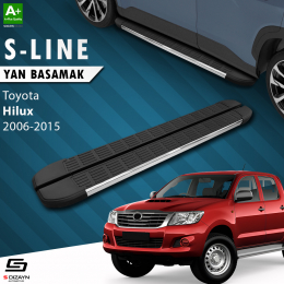 S-Dizayn Toyota Hilux 7 S-Line Krom Yan Basamak 203 Cm 2006-2015