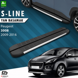 S-Dizayn Peugeot 3008 S-Line Aluminyum Yan Basamak 183 Cm 2009-2016