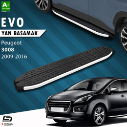 S-Dizayn Peugeot 3008 Evo Aluminyum Yan Basamak 183 Cm 2009-2016