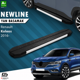 S-Dizayn Renault Koleos 2 NewLine Aluminyum Yan Basamak 163 Cm 2016 Üzeri
