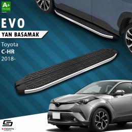 S-Dizayn Toyota C-HR Evo Krom Yan Basamak 173 Cm 2018-2023 A+ Kalite