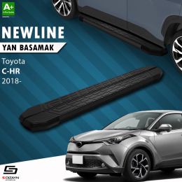 S-Dizayn Toyota C-HR NewLine Siyah Yan Basamak 173 Cm 2018-2023 A+ Kalite