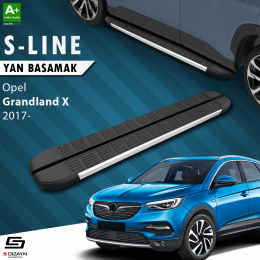 S-Dizayn Opel Grandland X S-Line Aluminyum Yan Basamak 183 Cm 2017 Üzeri