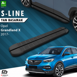 S-Dizayn Opel Grandland X S-Line Siyah Yan Basamak 183 Cm 2017 Üzeri