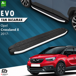 S-Dizayn Opel Crossland X Evo Aluminyum Yan Basamak 173 Cm 2017 Üzeri