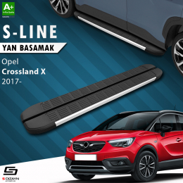 S-Dizayn Opel Crossland X S-Line Aluminyum Yan Basamak 173 Cm 2017 Üzeri