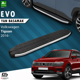 S-Dizayn VW Tiguan 2 Evo Krom Yan Basamak 173 Cm 2016-2024