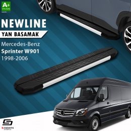 S-Dizayn Mercedes Sprinter W901 Orta Şase NewLine Aluminyum Yan Basamak 269 Cm 1998-2006 A+ Kalite