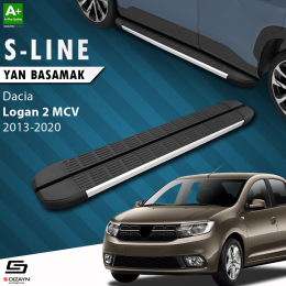 S-Dizayn Dacia Logan 2 MCV S-Line Aluminyum Yan Basamak 183 Cm 2013-2020