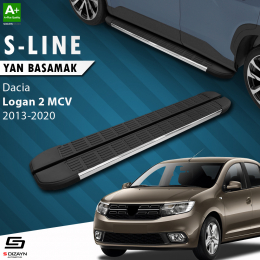 S-Dizayn Dacia Logan 2 MCV S-Line Krom Yan Basamak 183 Cm 2013-2020