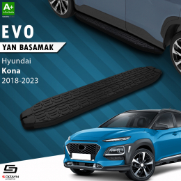 S-Dizayn Hyundai Kona Evo Siyah Yan Basamak 173 Cm 2018-2023