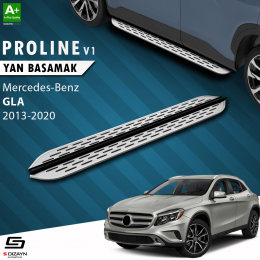 S-Dizayn Mercedes GLA X156 OEM Still Pro V1 Aluminyum Yan Basamak 183 Cm 2013-2020 A+ Kalite