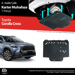 S-Dizayn Toyota Corolla Cross Çelik Karter Muhafaza Koruma 2022 Üzeri A+ Kalite