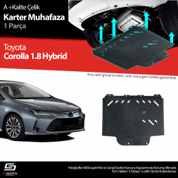 S-Dizayn Toyota Corolla 1.8 Hybrid Çelik Karter Muhafaza Koruma 2019 Üzeri A+ Kalite