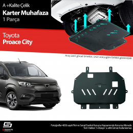 S-Dizayn Toyota Proace City Çelik Karter Muhafaza Koruma 2018 Üzeri A+ Kalite