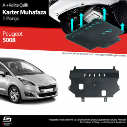 S-Dizayn Peugeot 5008 Çelik Karter Muhafaza Koruma 2013-2016 A+ Kalite