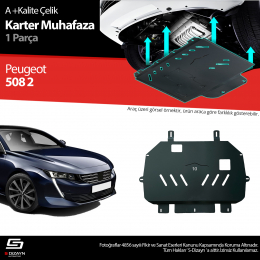 S-Dizayn Peugeot 508 Çelik Karter Muhafaza Koruma 2019 Üzeri A+ Kalite