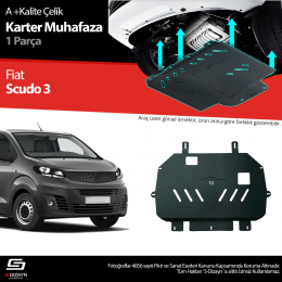 S-Dizayn Fiat Scudo Çelik Karter Muhafaza Koruma 2020 Üzeri A+ Kalite