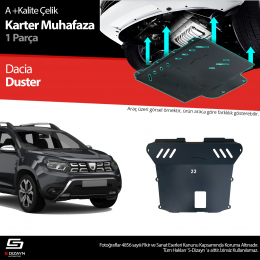 S-Dizayn Dacia Duster Çelik Karter Muhafaza Koruma 2018-2023 A+ Kalite