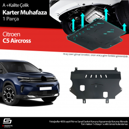 S-Dizayn Citroen C5 Aircross Çelik Karter Muhafaza Koruma 2017 Üzeri A+ Kalite