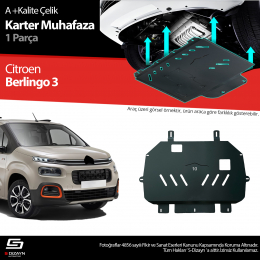 S-Dizayn Citroen Berlingo Çelik Karter Muhafaza Koruma 2018 Üzeri A+ Kalite